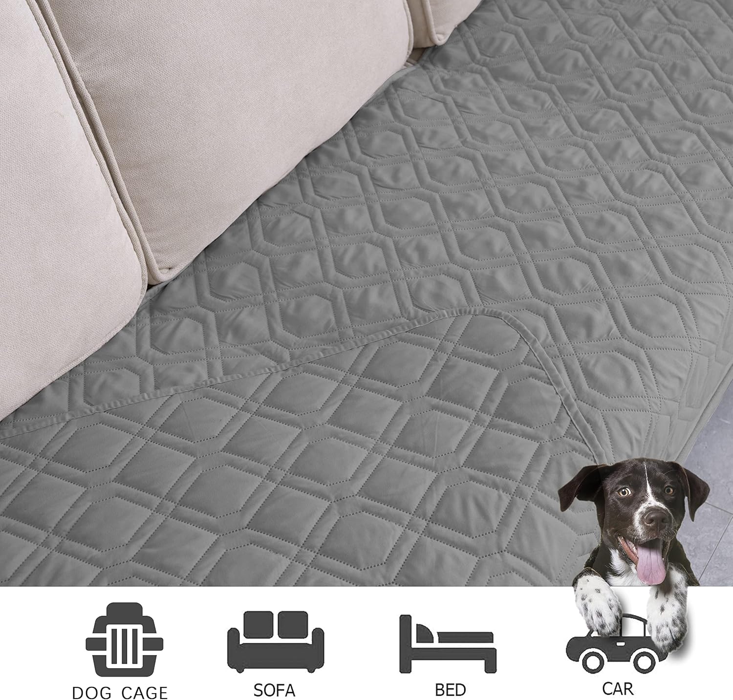 Ameritex Waterproof Blanket Reversible Dog Bed Cover Pet Blanket for Furniture Bed Couch Sofa - Pet Explorer