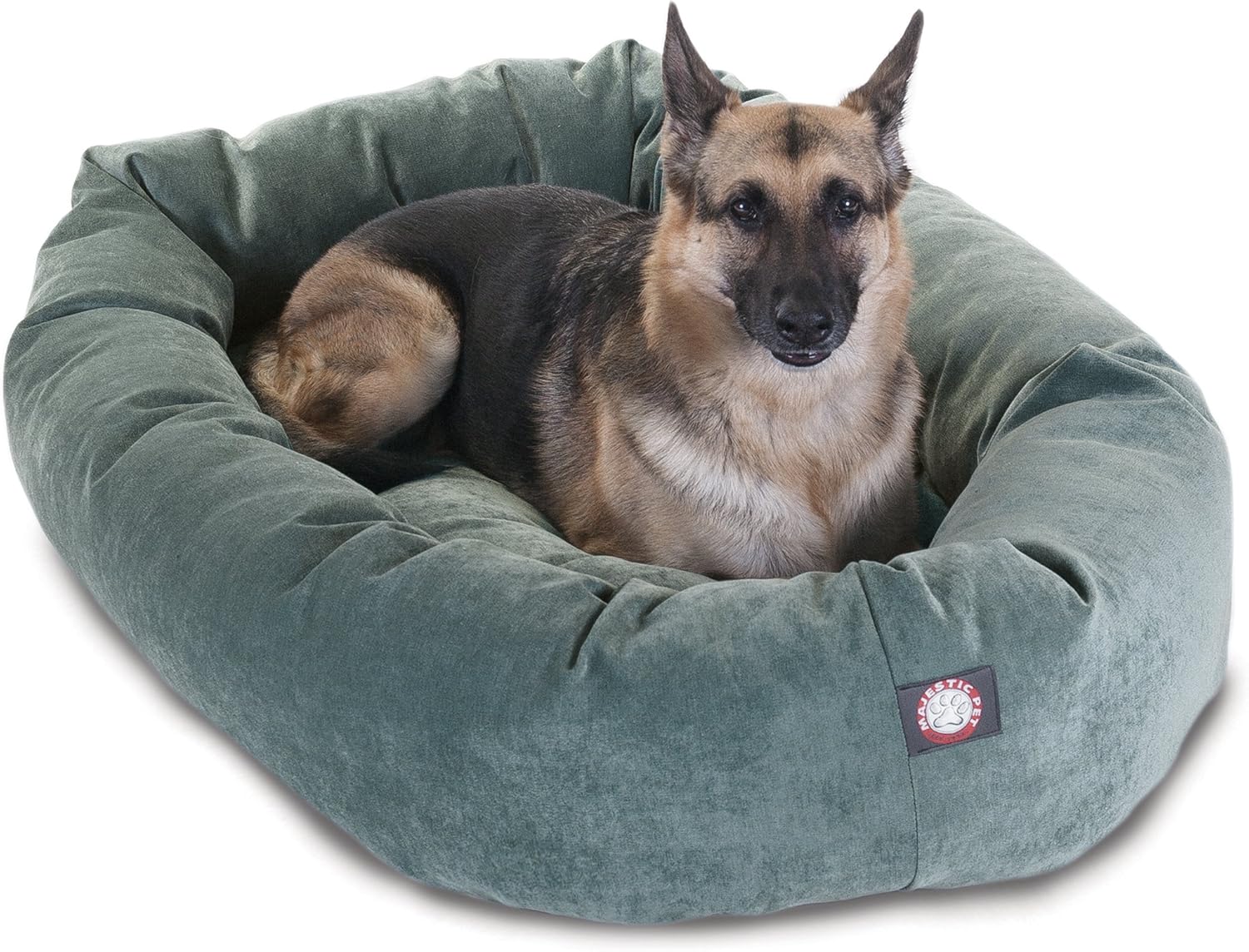 Majestic Pet Villa 52 Inch Shredded Memory Foam Dog Bed for X-Large Sized Dogs 52x35x11 Inch–Orthopedic Dog Bed with Removable Washable Cover-Washable X-Large Pet Bed with Head Support-Azure - Pet Explorer