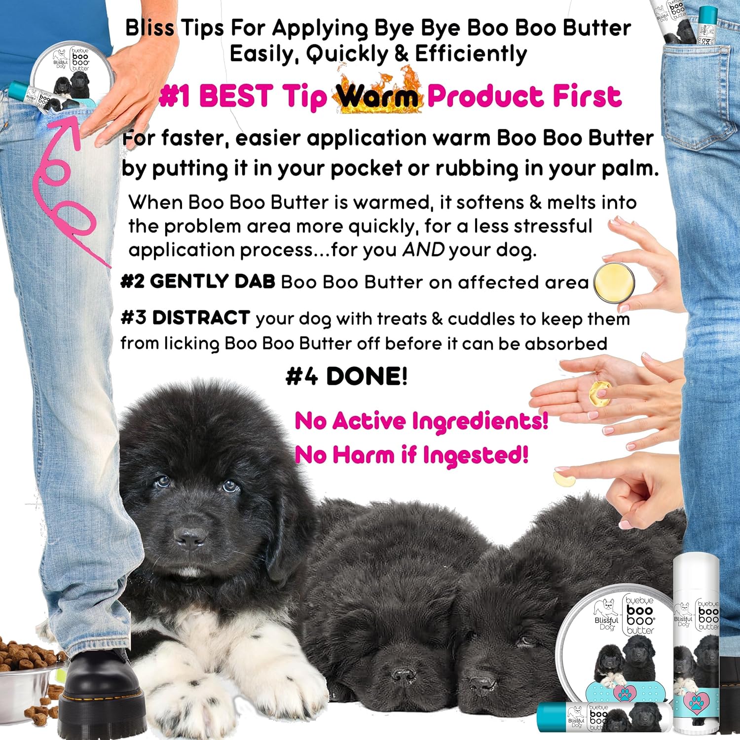 The Blissful Dog 8 oz TIN Newfoundland Booboo Butter - Pet Explorer
