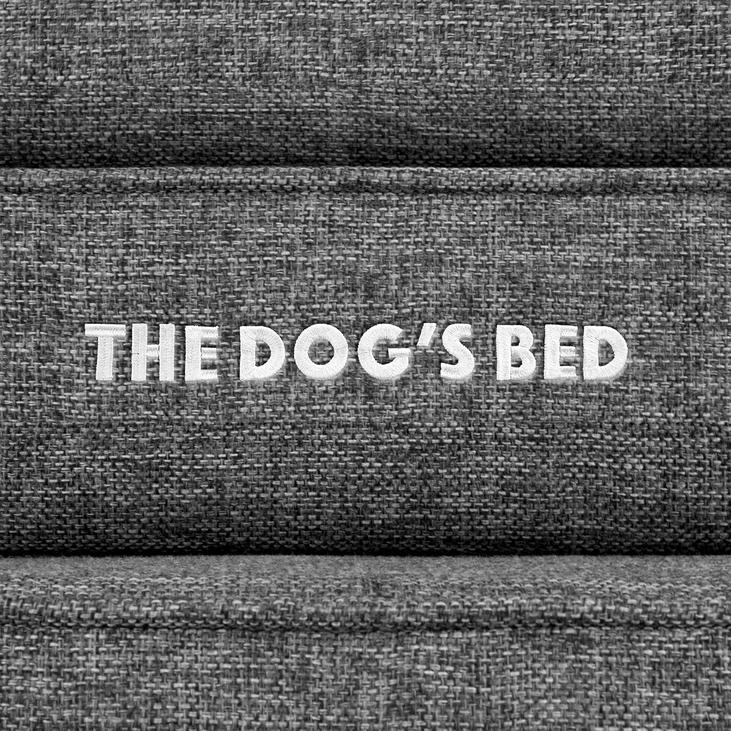 The Dog’s Bed Orthopedic Headrest Dog Bed, Large Grey Linen 40x25, Memory Foam, Pain Relief for Arthritis, Hip & Elbow Dysplasia, Post Surgery, Lameness, Veterinary Approved, Waterproof Washable Cover - Pet Explorer