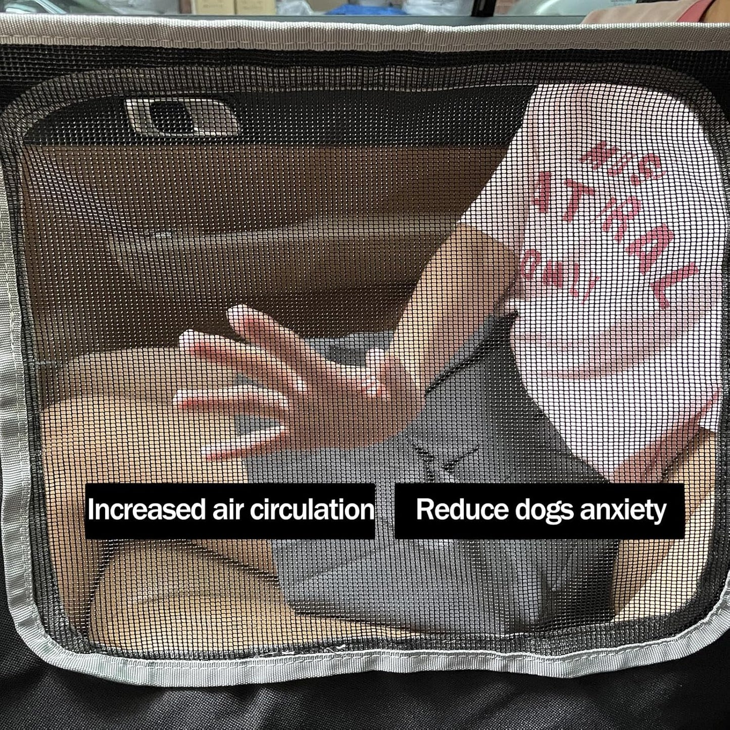 njnj Dog Car Seat Cover for Back Seat - Waterproof Dog Half Hammock for Cars with Mesh Window,Scratchproof Pet Backseat Protector,Perdurable,Non-Slip Booster Seat for Small,Medium and Large Dogs - Pet Explorer
