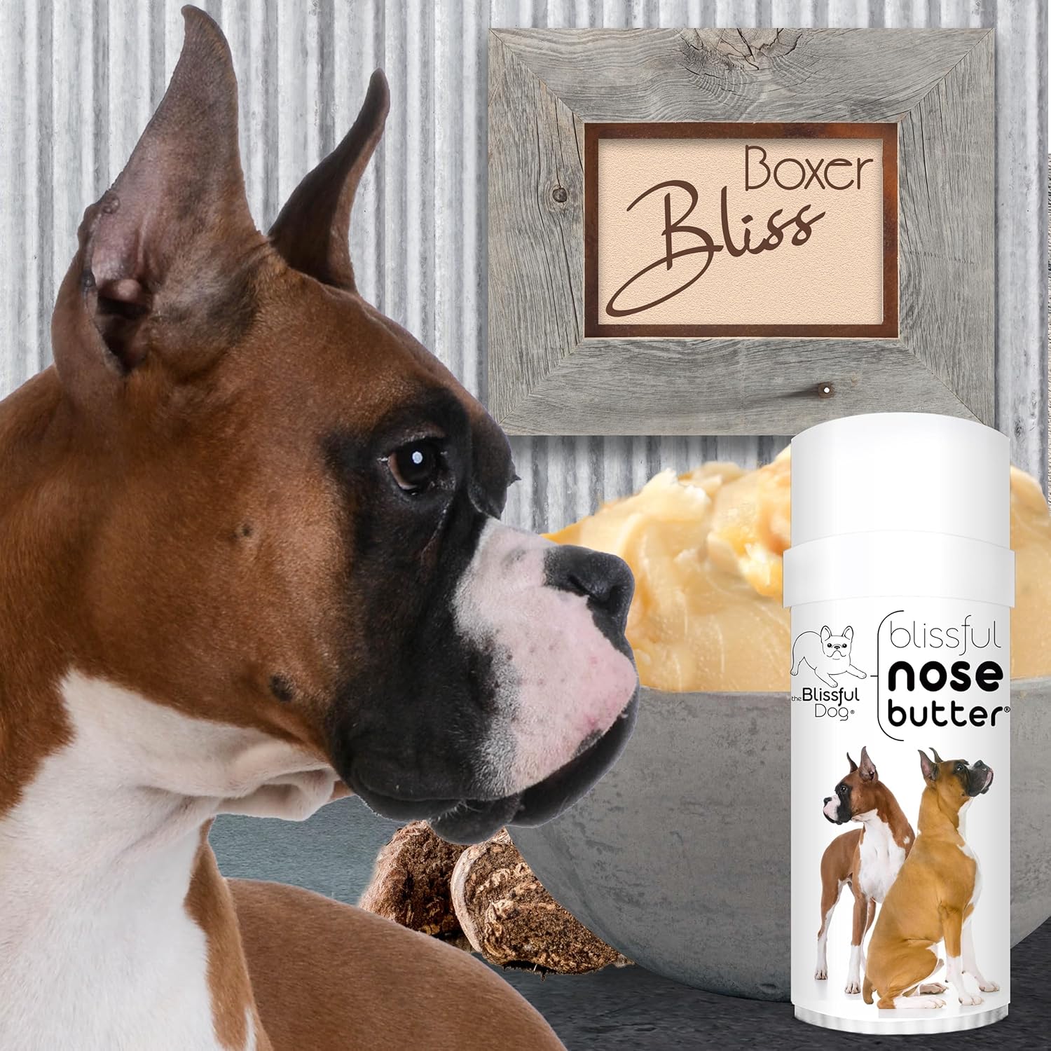 The Blissful Dog Show Boxer Unscented Nose Butter, 2 oz Tube - Pet Explorer