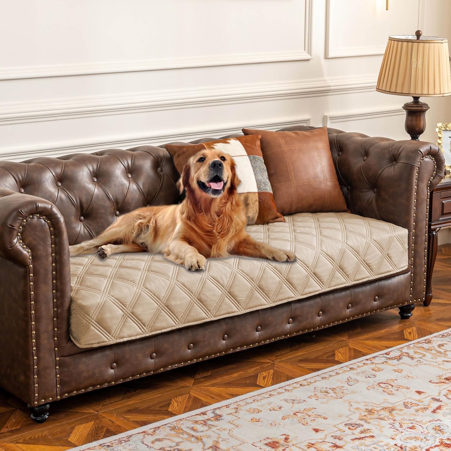 Ameritex Waterproof Dog Bed Cover Pet Blanket with Anti-Slip Back for Furniture Bed Couch Sofa - Pet Explorer