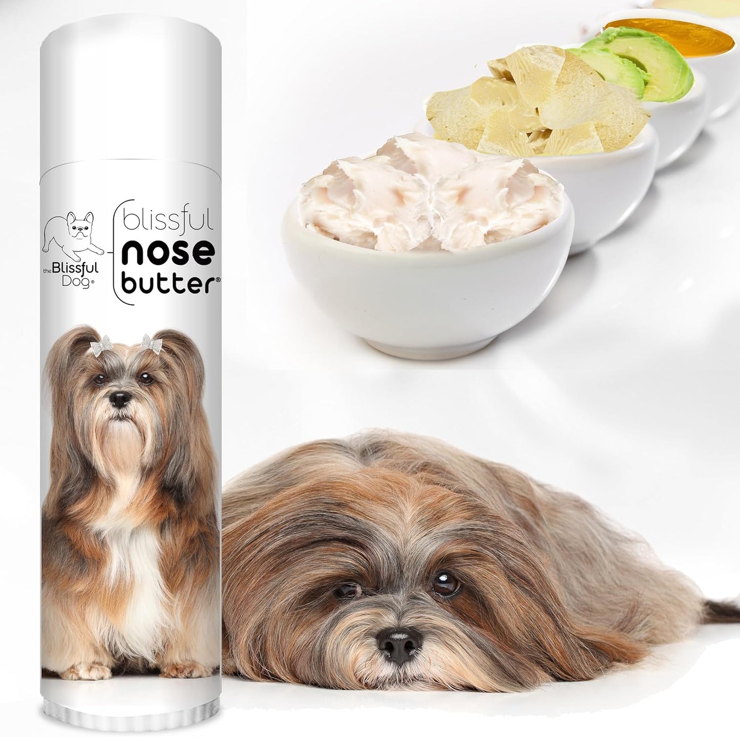The Blissful Dog Lhasa Apso Unscented Nose Butter - Dog Nose Butter, 0.50 Ounce - Pet Explorer