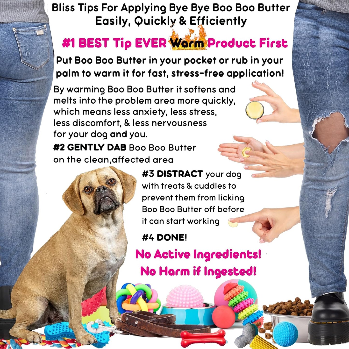 The Blissful Dog Puggle Boo Boo Butter, 2-Ounce - Pet Explorer