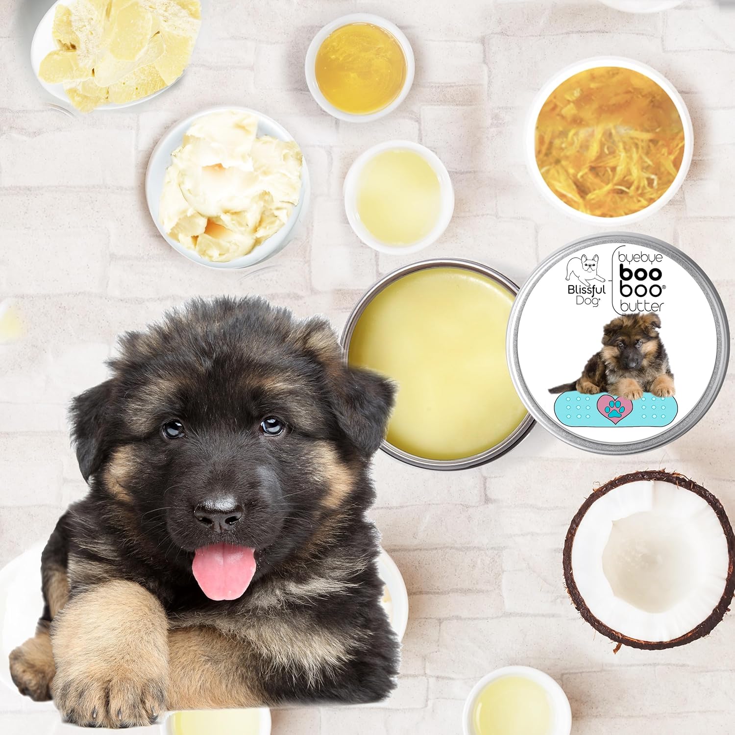 The Blissful Dog 1 oz TIN German Shepherd Booboo Butter - Pet Explorer