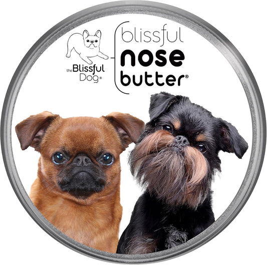 The Blissful Dog Brussels Griffon Nose Butter for Dry, Cracked Skin, Lick-Safe Dog Nose Balm with Moisturizing Shea Butter, Almond, Olive, and Essential Oils, Pet Supplies, Uncented, 2 oz. - Pet Explorer