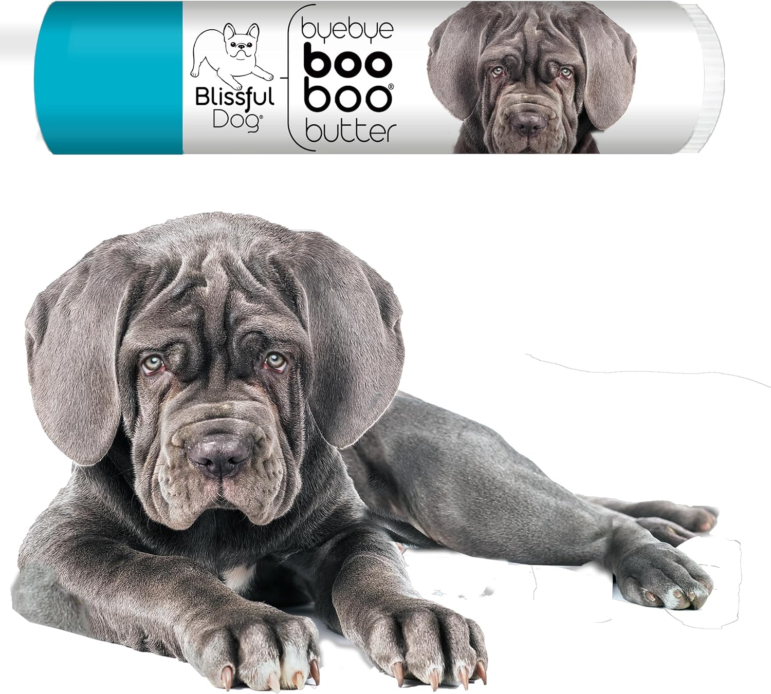 The Blissful Dog .15 oz Tube Neapolitan Mastiff Booboo Butter - Pet Explorer