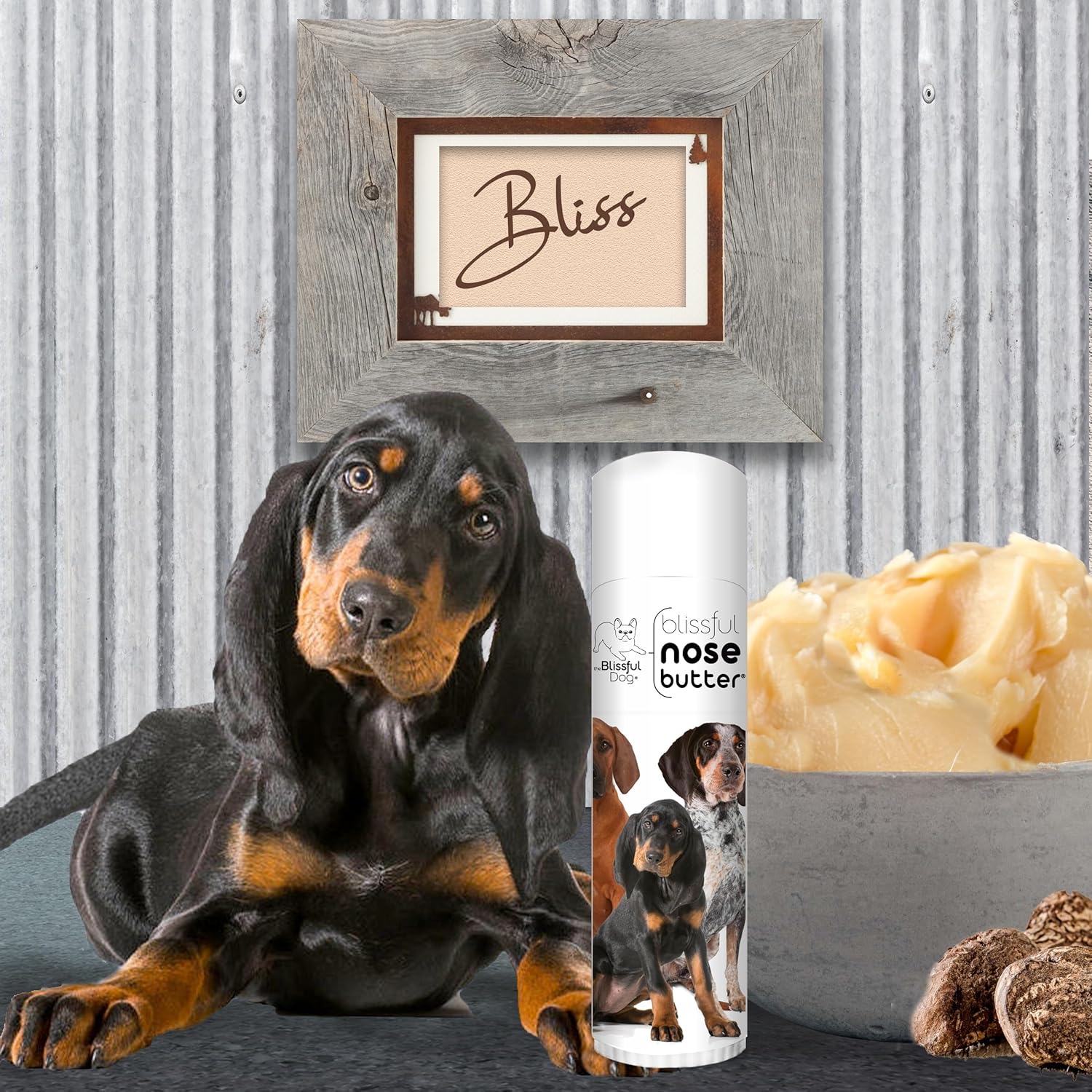The Blissful Dog Coonhound Unscented Nose Butter, 0.50-Ounce - Pet Explorer