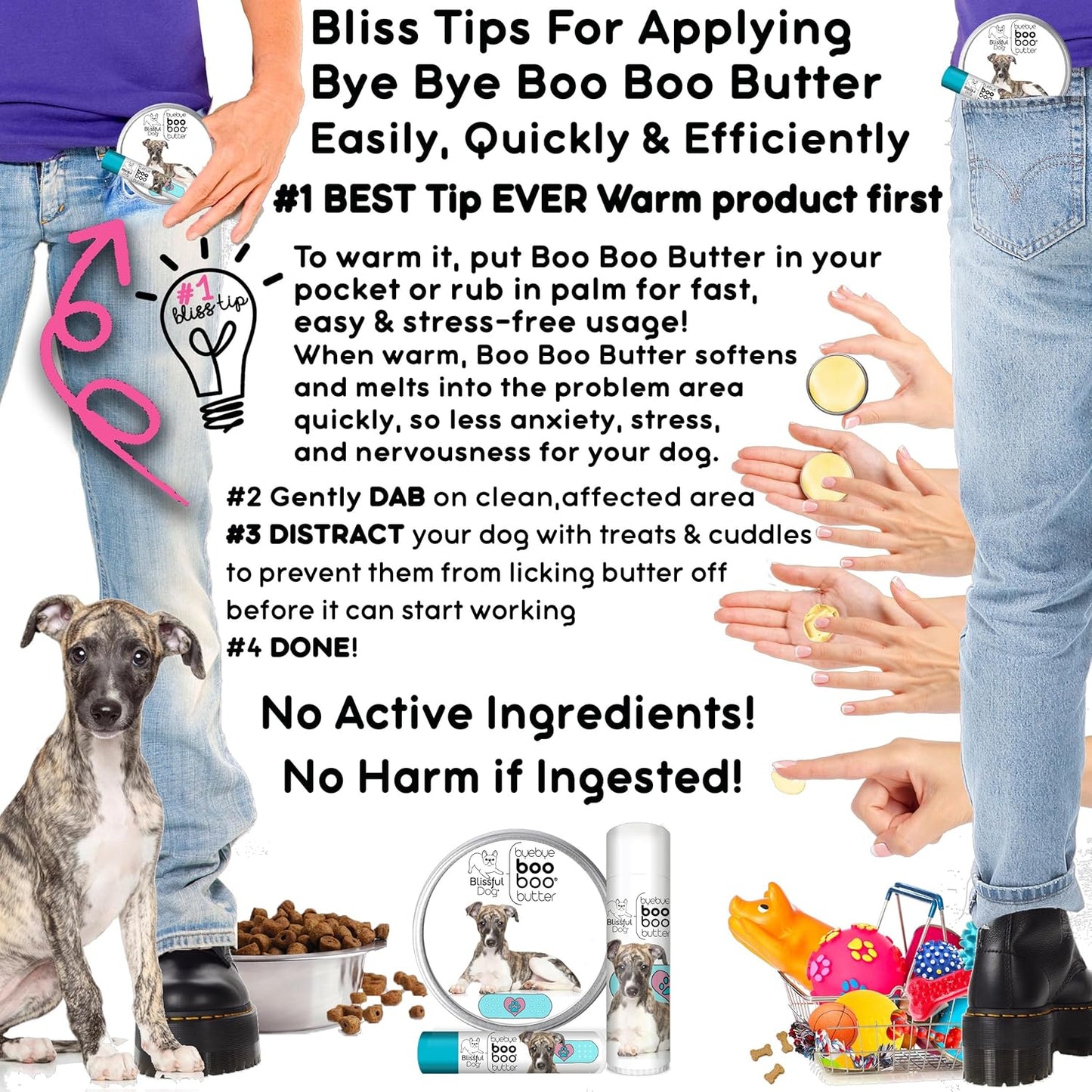 The Blissful Dog Whippet Boo Butter, 2 oz - Pet Explorer