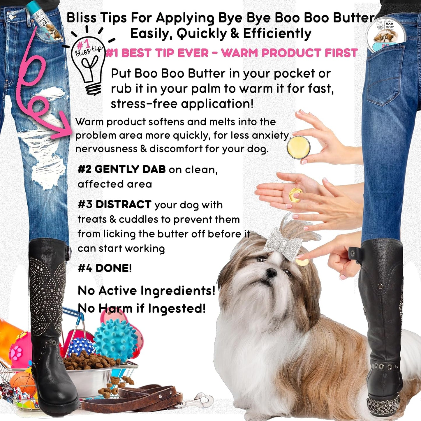 The Blissful Dog Shih Tzu Boo Butter, 1 oz - Pet Explorer