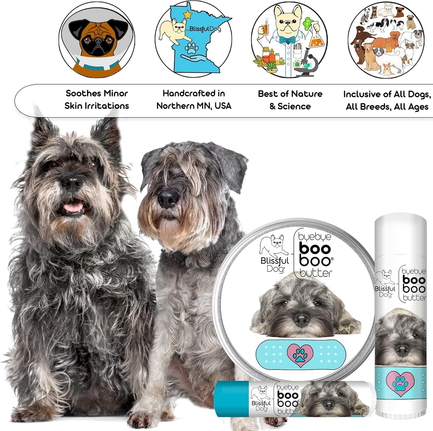 The Blissful Dog Schnauzer Boo Butter, 1 oz - Pet Explorer
