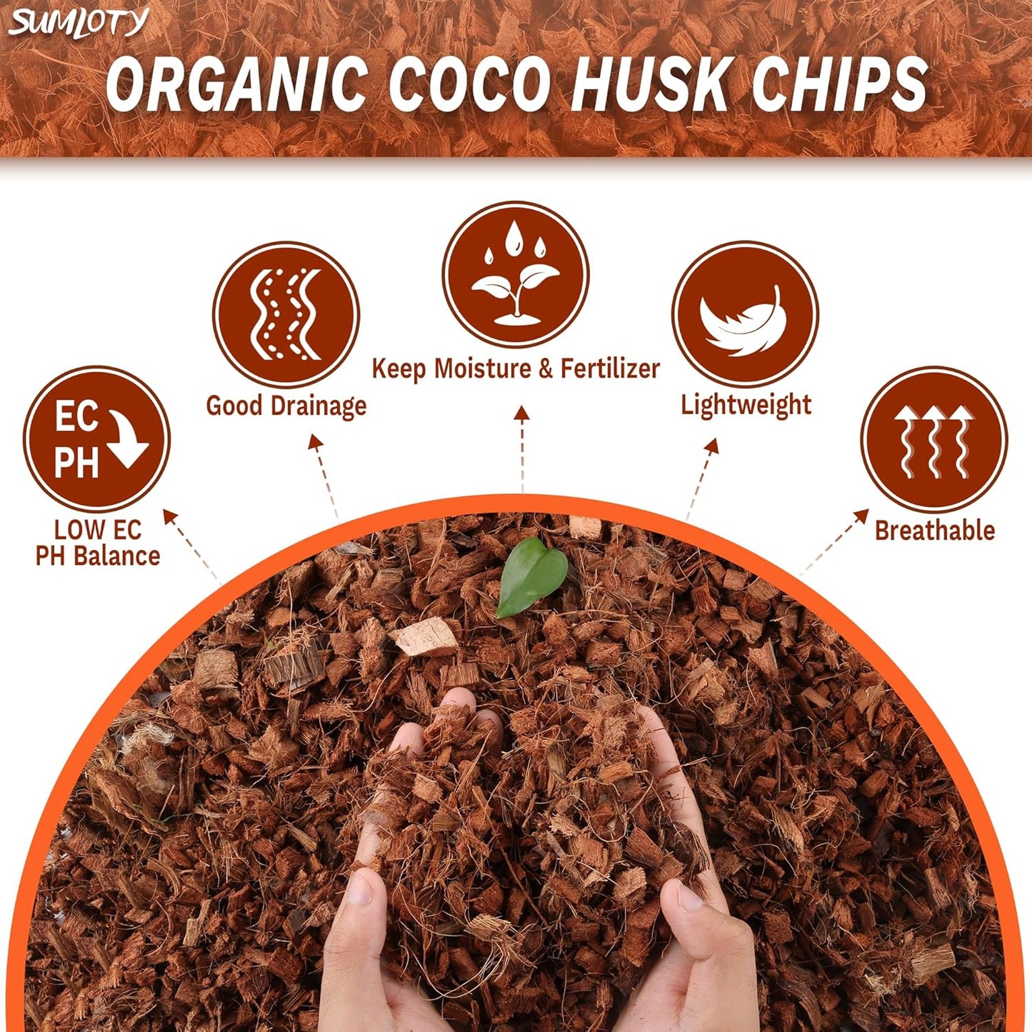 Coco Husk -27PACK Organic Coconut Husk Chips with Low EC & PH Balanced, High Expansion Coconut Substrate Coco Husk Mulch for Garden Flowers, Planting, Reptile - Pet Explorer