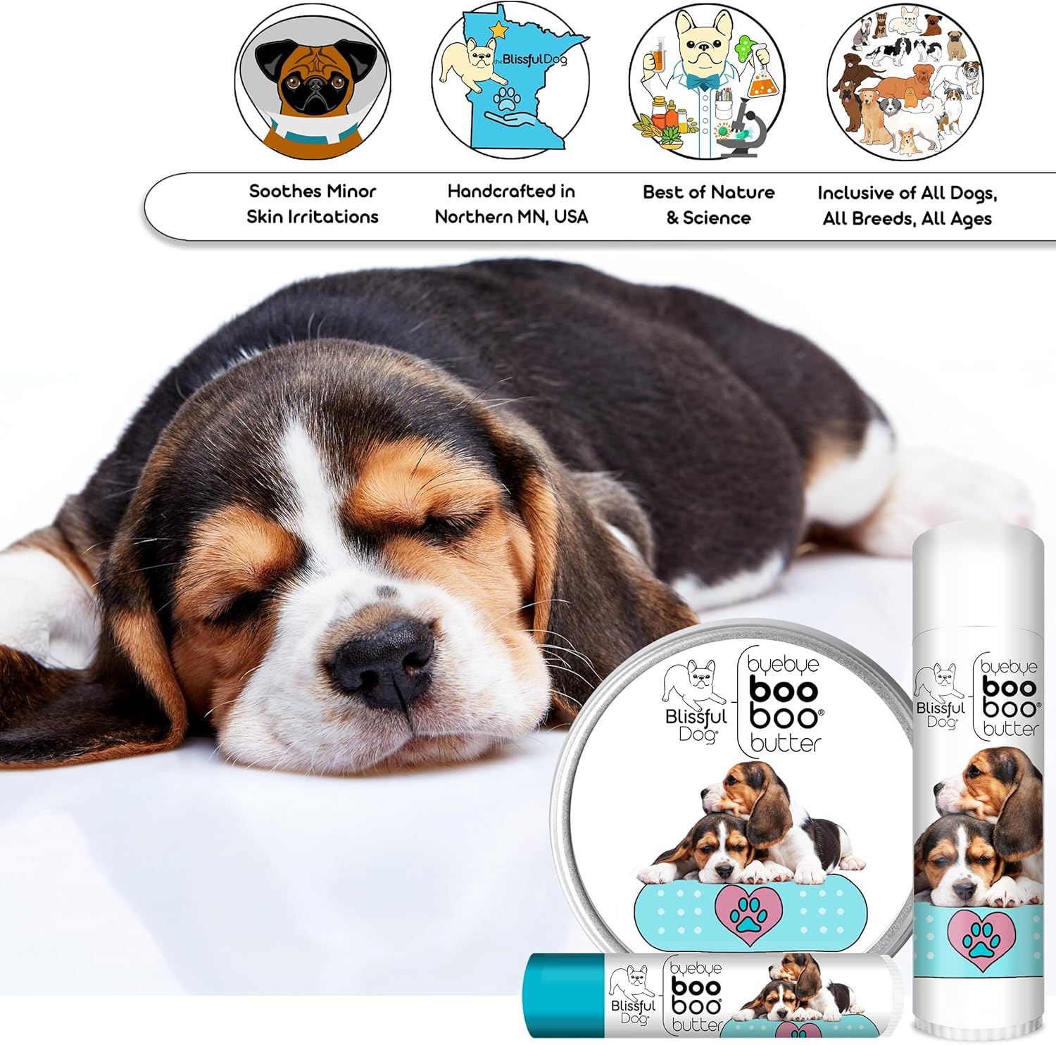 The Blissful Dog .15 oz Tube Beagle Booboo Butter - Pet Explorer