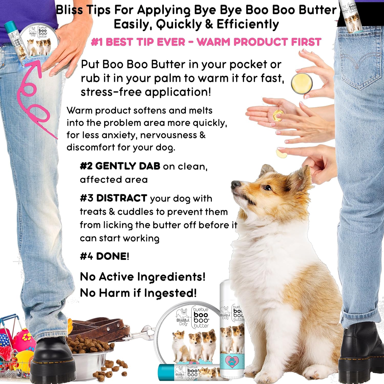 The Blissful Dog 1 oz TIN Shetland Sheepdog Booboo Butter - Pet Explorer