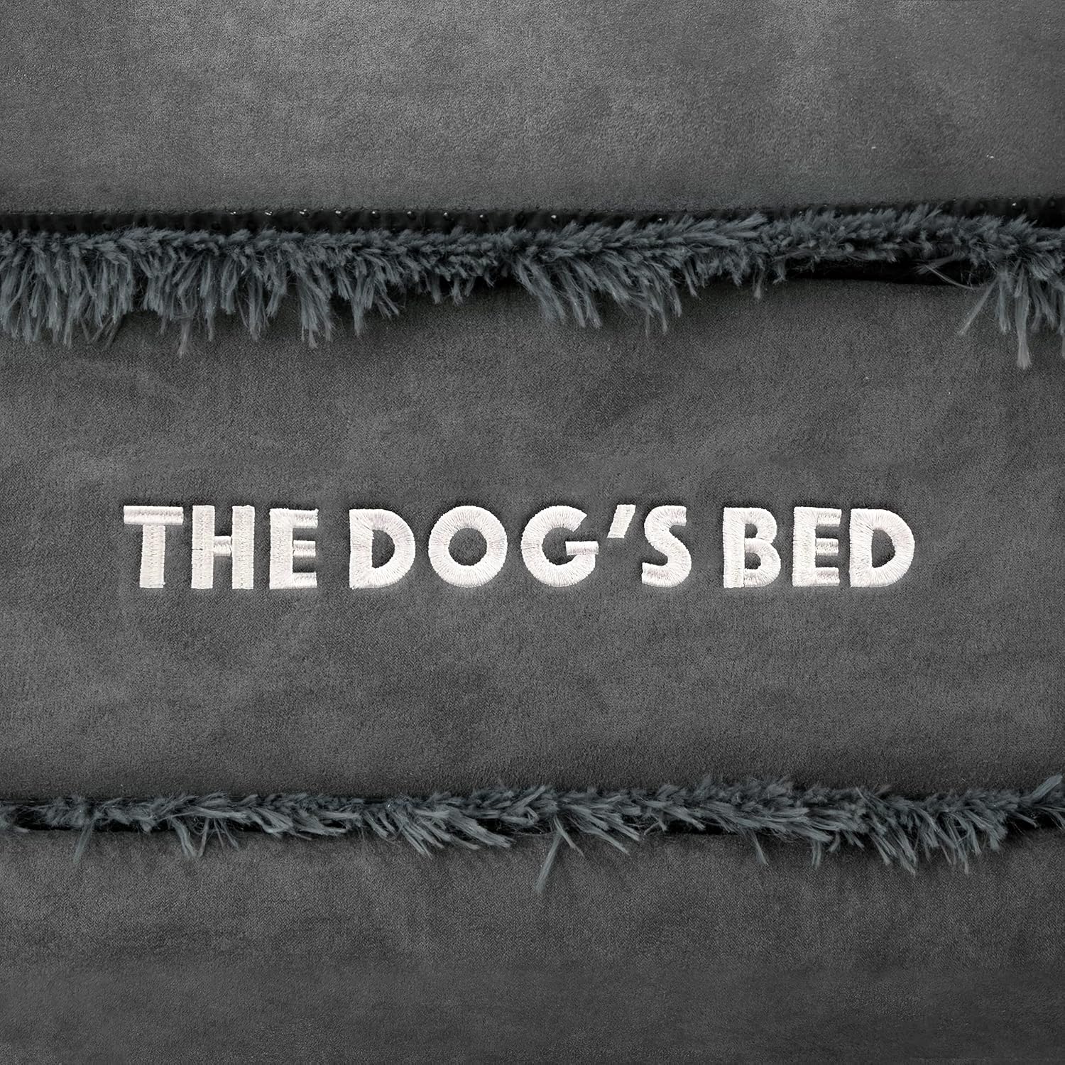 The Dog’s Bed Orthopedic Headrest Dog Bed XXL Grey Fur 54x36, Memory Foam, Pain Relief: Arthritis, Hip & Elbow Dysplasia, Post Surgery, Lameness, Veterinary Approved, Waterproof Washable Cover - Pet Explorer