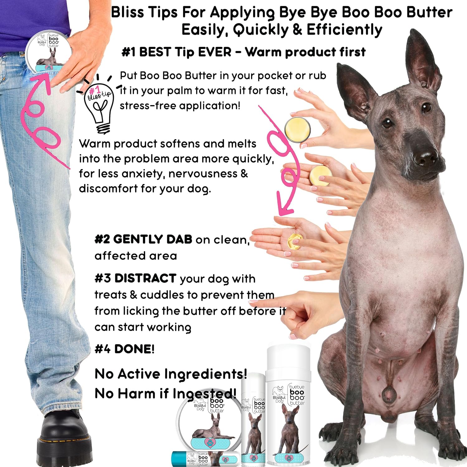 The Blissful Dog Xoloitzcuintli Boo Butter, 4 oz - Pet Explorer