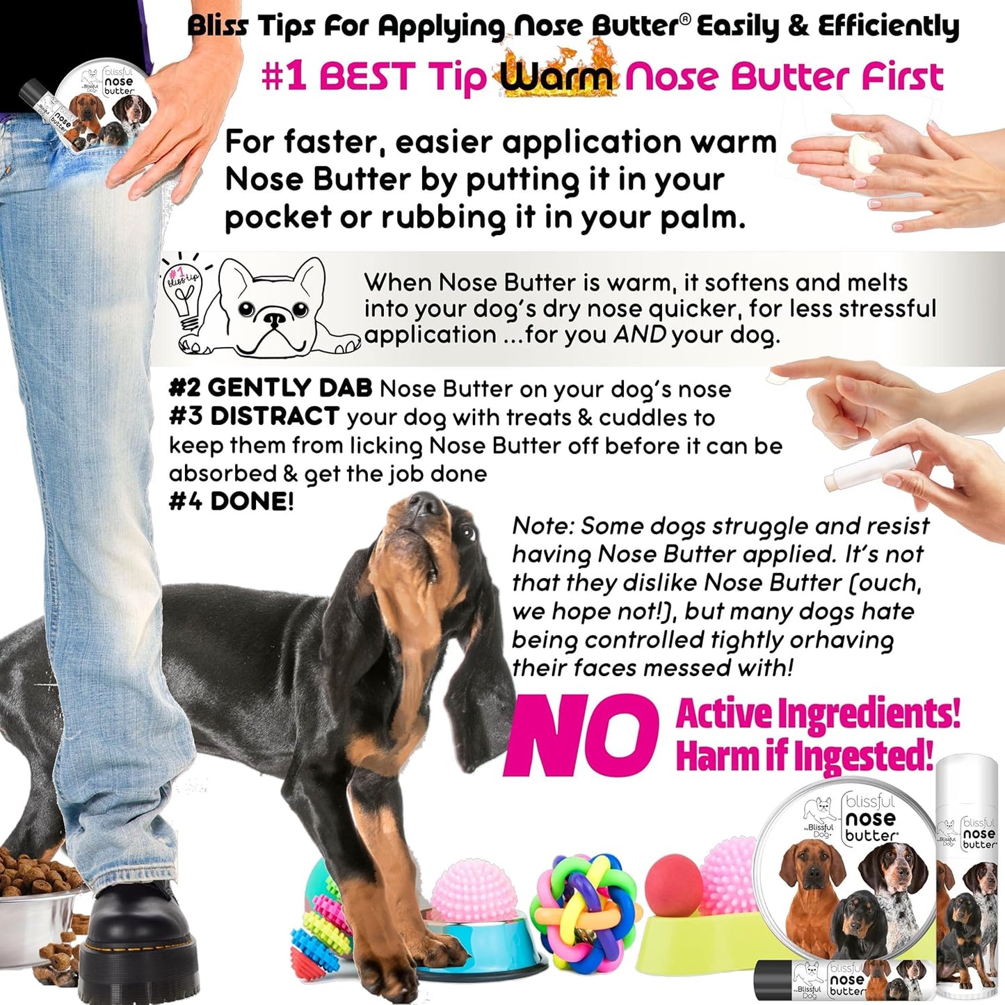 The Blissful Dog Coonhound Unscented Nose Butter, 0.15-Ounce,UNSC-COONHOUND-15oz - Pet Explorer