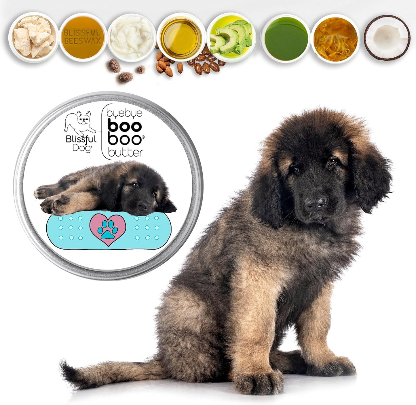 The Blissful Dog Leonberger Boo Boo Butter, 16 oz. - Pet Explorer