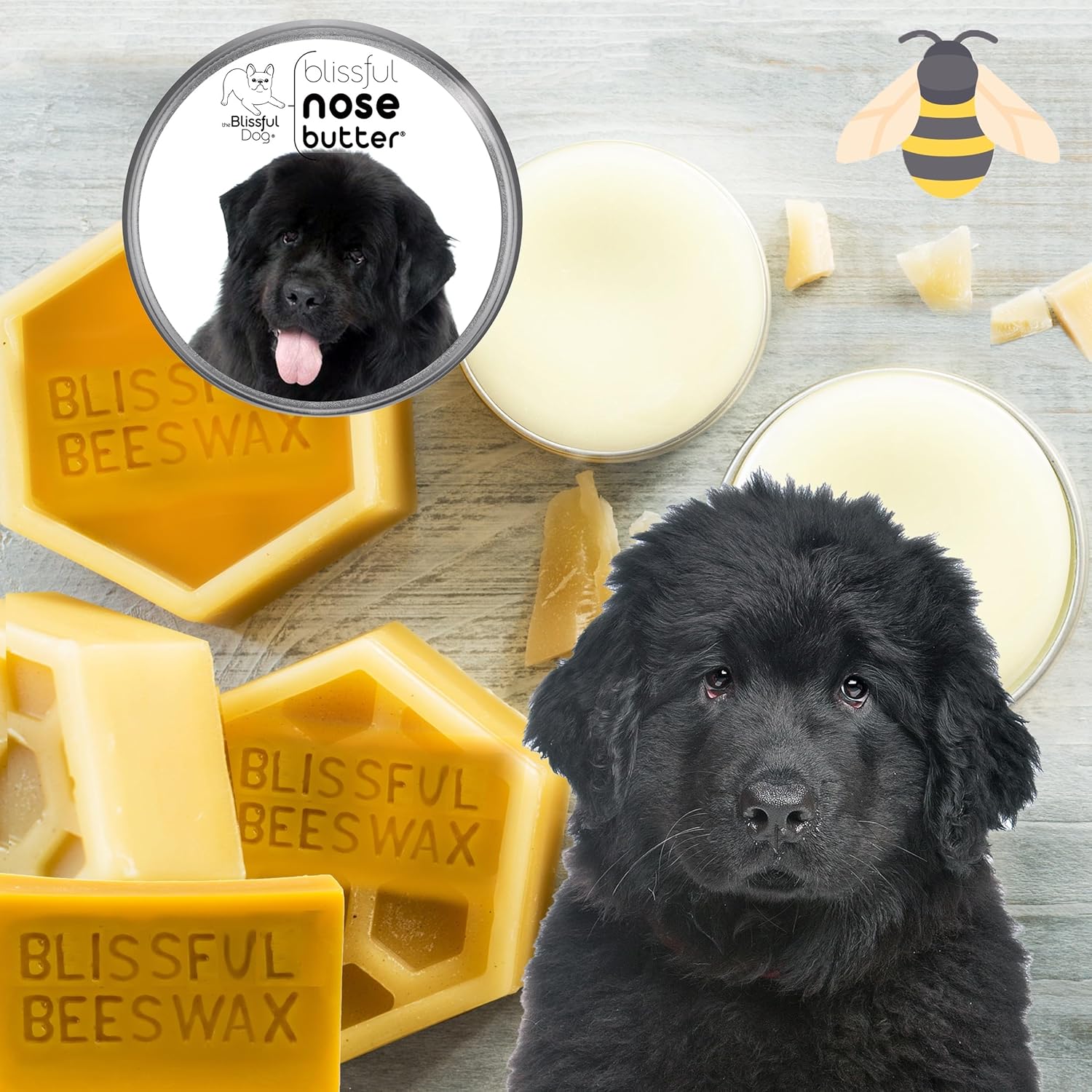 The Blissful Dog Newfoundland Unscented Nose Butter - Dog Nose Butter, 8 Ounce - Pet Explorer