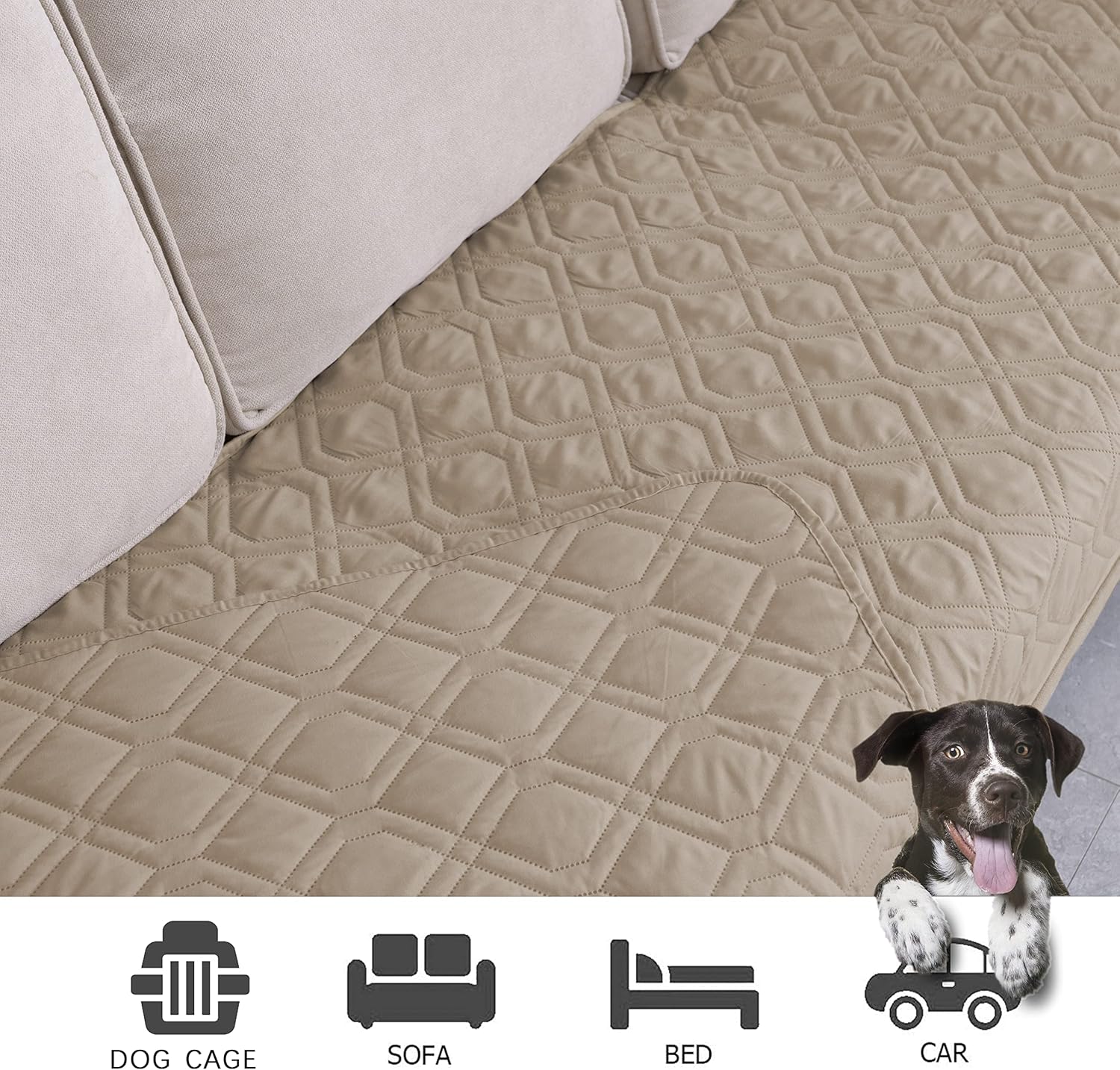 Ameritex Waterproof Blanket Reversible Dog Bed Cover Pet Blanket for Furniture Bed Couch Sofa - Pet Explorer