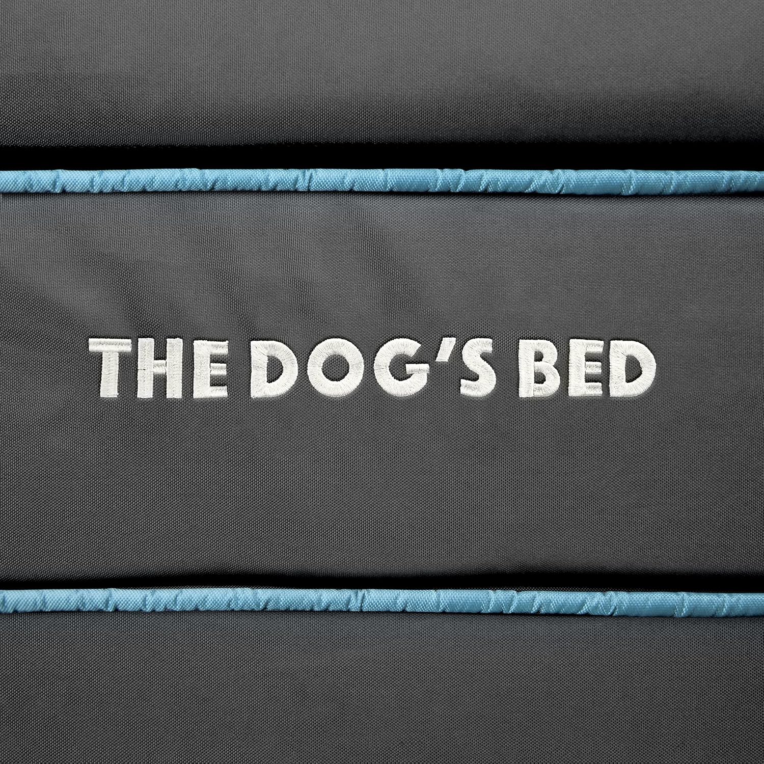 The Dog’s Bed Orthopedic Headrest Dog Bed Med Grey/Blue 34x22, Memory Foam, Pain Relief: Arthritis, Hip & Elbow Dysplasia, Post Surgery, Lameness, Veterinary Approved, Waterproof Washable Cover - Pet Explorer