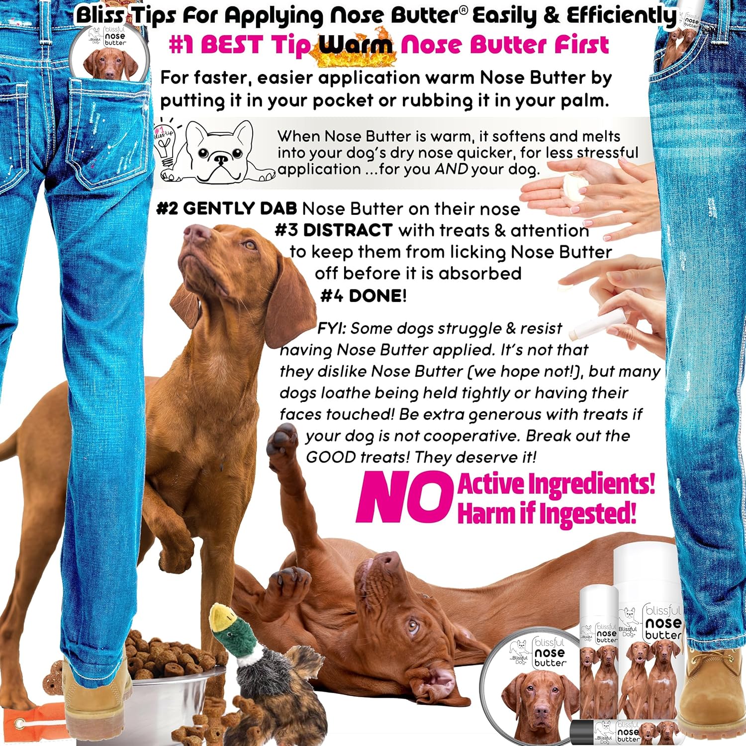 The Blissful Dog Vizsla Unscented Nose Butter - Pet Explorer