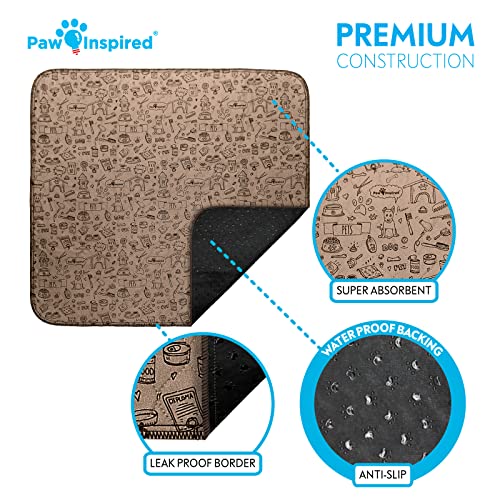 Washable Pee Pads for Dogs (32x30" (2 pack) - pattern)