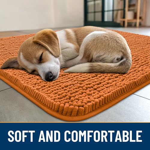 Dog Door Mat for Muddy Paws 70x35 (Clay / 70"X35")