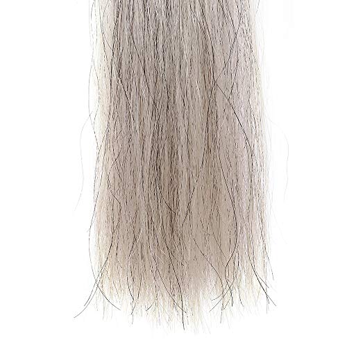 Horse Tail Extensions with Braided Horsehair Loop (3/8 LB (28"-30") / Light Gray)