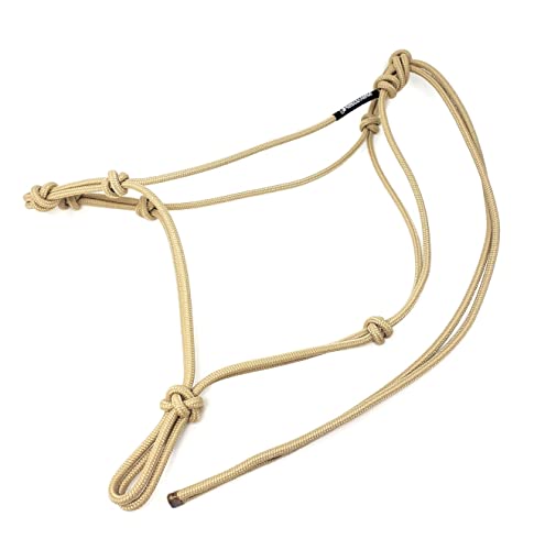 Horse Rope Training Halter (Beige / Yearling)