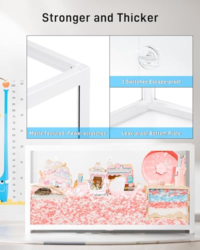 Hamster Cage 3.0 (39.3"L x 19.7"W x 20.4"H / White)