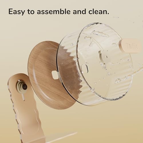 Super‑Silent Hamster Exercise Wheel (8.7inch / Warm Brown)