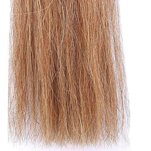 Horse Tail Extensions with Braided Horsehair Loop (1/2 Pound (34"-36") / Mixed Brown)