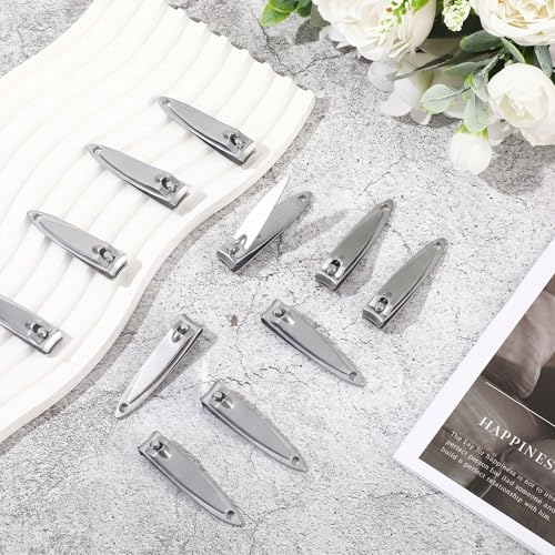 Rustproof Stainless Steel Nail Clippers Bulk (Flat Top)