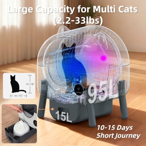 Automatic Self Cleaning Litter Box (dark gray)