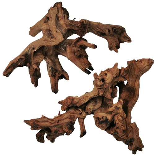 2 Pcs Large Driftwood for Aquarium 8"