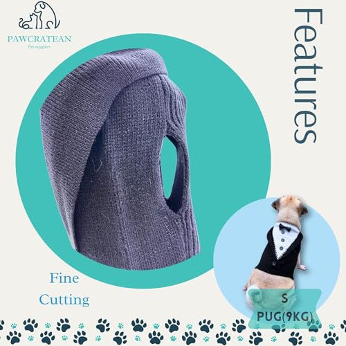 Cute Sweater for Dogs and Cats Soft Flannel Pet Outfit Warm and Cozy Animal Hoodie Small to Large Pet Clothes for Halloween Parties and Everyday Wear (Large)