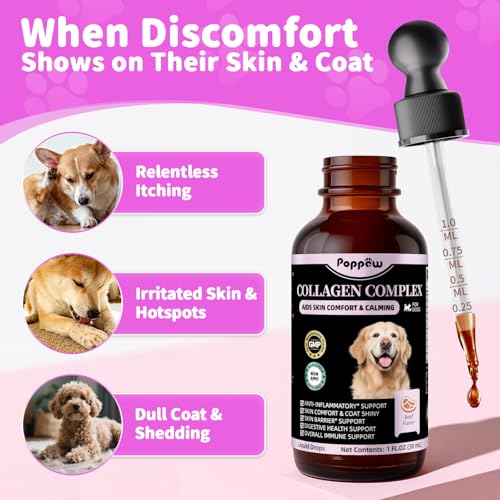 Liquid Collagen for Dogs Skin Comfort & Calming