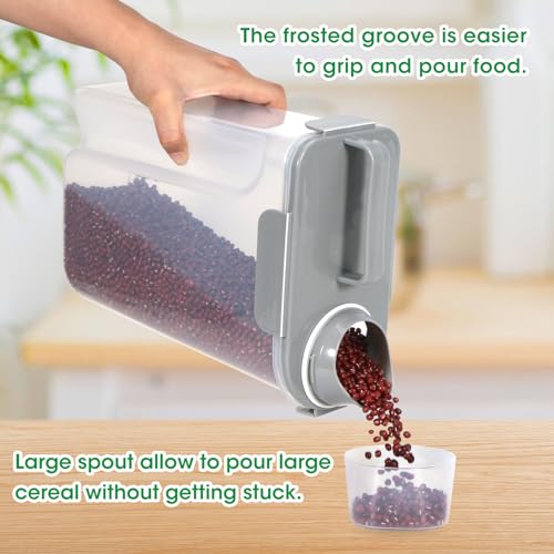 Rice Container 10 Lbs (6Qt-Light Grey)