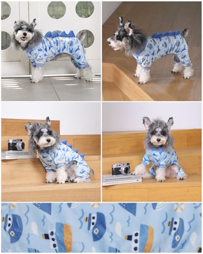 Dinosaur Costume Dog Pajamas (X-Small / Whale style)