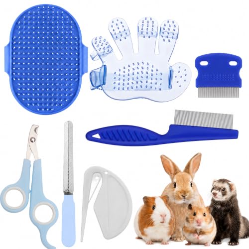 Rabbit Grooming Kit (Blue)