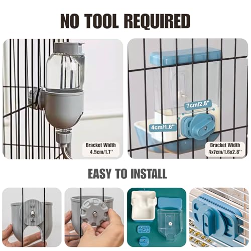 Automatic Pet Food Water Dispenser (Gray)