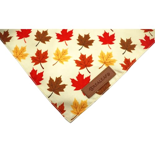 Fall Dog Bandanas 2 Pack (Autumn / Large)