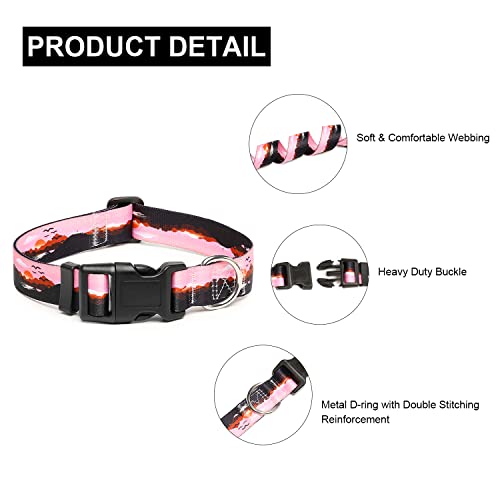 Adjustable Dog Collar (Extra Small / Sunset)