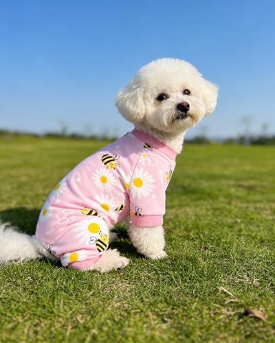 4 Pack Unicorn Dog Pajamas for Extra Small Doggies (X-Small)