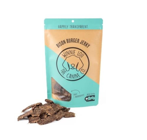 Winnie Lou Bison Burger Jerky Dog Treats (2.5 Ounce (Pack of 1))
