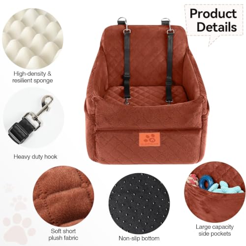 Dog Car Seat for Small (Brown)