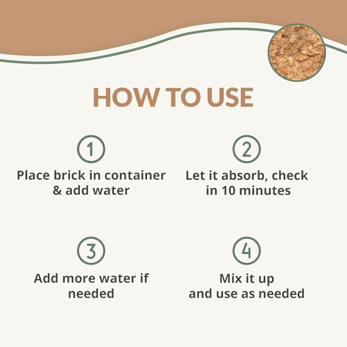 Coco Chips for Plants (Coco Chips 650gm (5 Bricks))