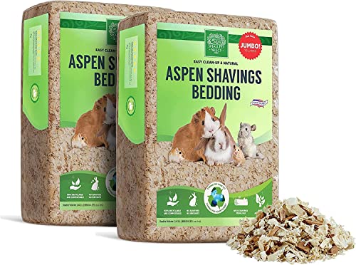 Premium Natural Aspen Bedding (282 L (2 Pack of 141 L))